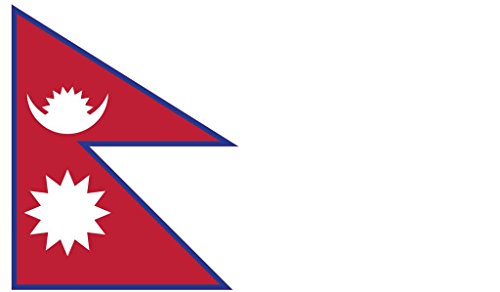 Autocollants drapeau du Népal pour décorer votre gourde de voyage