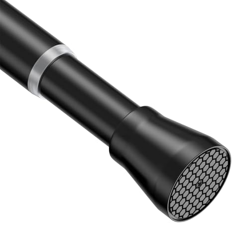 AIZESI Tringle à Rideau de Douche Extensible 113-196cm - Barre Télescopique Sans Perçage en...