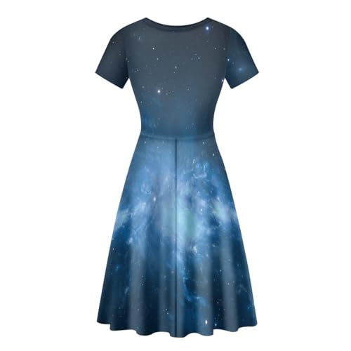 Image of Forchrinse Native Aztec Style Black White Geometric Women's Midi Dress Casual Long Dress Round Neck Swing Dress
