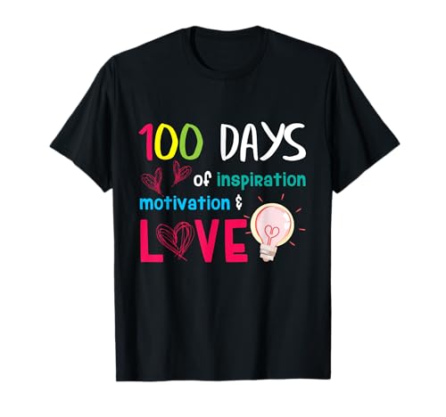 Primeros 100 días de decoraciones escolares Maestro de 100 días Camiseta