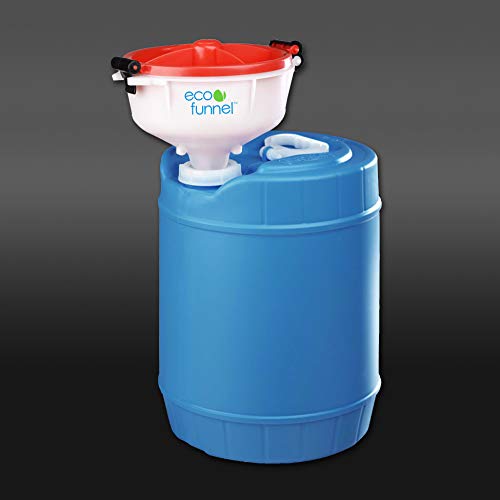 8\" ECO Funnel with 70mm Cap Adapter (FS70), Hazardous Liquid Waste Funnel - Thumbnail 3