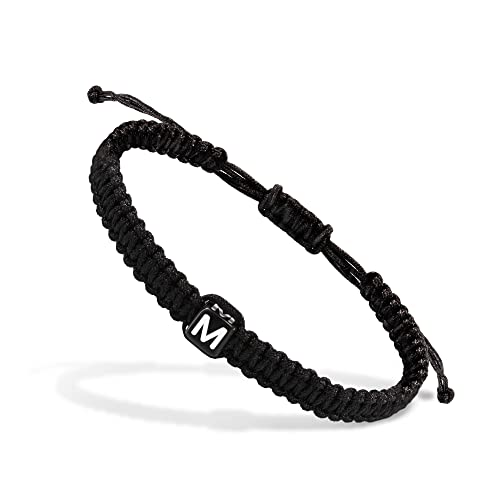Him Bracelets for Teen Girls Initial Bracelets for Women Initial M Charm Letter Bracelet Couples Bracelets Handmade Jewelry Birthday Gifts for Men