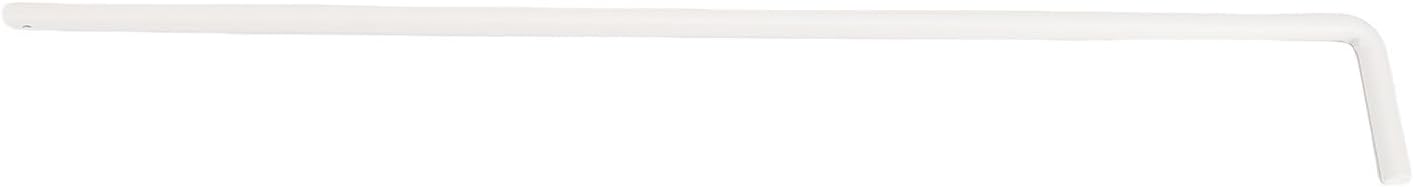 Hyuduo Gate Ground Latch, 24 Inch Heavy Duty Alloy Steel Drop Rod for Wooden Metal Fences, with Black Powder Coated Finish for Secure Single Double Gates