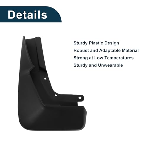 Image of Mud Flaps Splash Guards for Mercedes Benz GLS (WIth Pedal) 2020-2023 Low Configuration W /Mount Accessories Mud Guards Front and Rear 1 Set