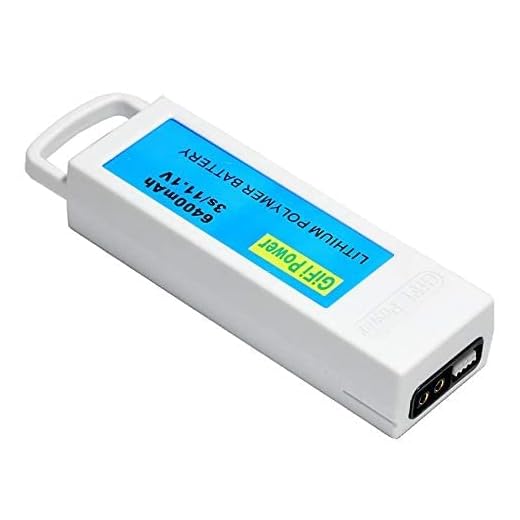 6400mAh Replacement Battery, High Capacity 3S 11.1V LiPo Battery Compatible with Yuneec Q500, Q500+, Q500 4K, Drone Quadcopter (1PACK) Blue