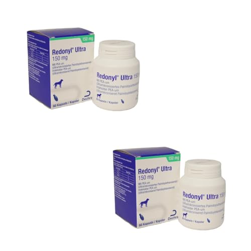 Dechra - Redonyl Ultra 150mg para perros y gatos - Paquete doble - 2 x 60 cápsulas