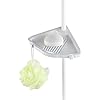 Wenko 3208010100 Angoliera Telescopica per la Doccia Easy 4 Ripiani, 8 Ganci, Alluminio, Plastica, 19,5 x 78-265 x 26 cm, Bianco #1