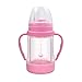 green sprouts Glass Sip 'n Straw Cup, Light Pink, 4 Ounce