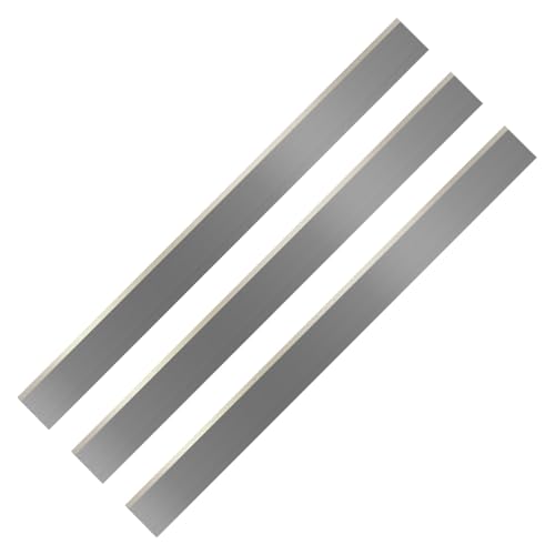 Lames de rabot HSS 400x35x3mm pour dégauchisseuse, lot de 3 fers robustes