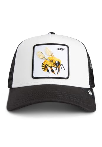Goorin Bros. Trucker Cap The Busy Bee Dust Void Weiß Schwarz, Size:OneSize