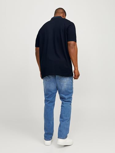 JACK & JONES T-Shirt Herren, Blau - Rot - Weiß, 6XL Große Größen – Ansicht 3