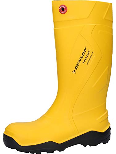 Dunlop PUROFORT+FULL SAFETY WELLINGTON YELLOW 08