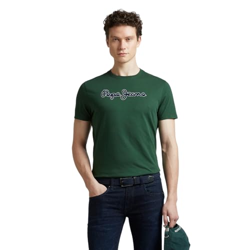 Image of Pepe Jeans Men T-Shirt|Cotton|Slim Fit