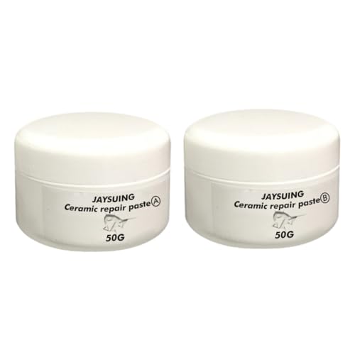 VILLCASE 2 Ensembles Glue De Réparation De Carreaux Colle À Carrelage Colle De Réparation Pour Céramique Pâte À Craqueler En Céramique Plastique Blanche 2 Pièces * 2