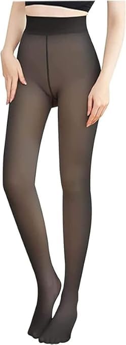 f s firmed string FIRMED STRING Women’s Translucent Thermal Tights | Skin-Effect Sheer Leggings | High Waist Opaque Pantyhose-picture-32