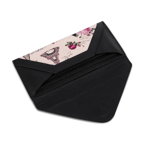 XEYOU Women's Card Wallet Envelope Style Credit Card Holder Cute Cash Wallet for Ladies2