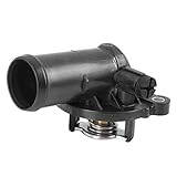 X AUTOHAUX Coolant Thermostat Housing for Dodge Grand Caravan for Dodge Journey 2011-2020 5184570AH Black