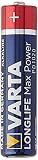 Varta Max Tech Ministilo Batterie AAA, LR03, Alcaline, Confezione da 4+2 Pezzi
