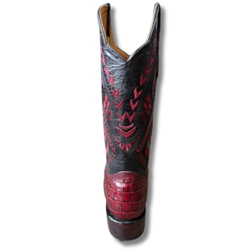 Image of Men's Alex Western Cowboy Boots Square Toe Pull On