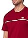 Lacoste Men's Trim Cotton Jersey T-Shirt, Bordeaux, Medium