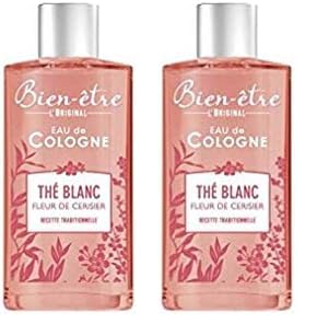 BIEN ETRE Bien-être Eau de Cologne Thé Blanc 250 ml (Lot de 2)