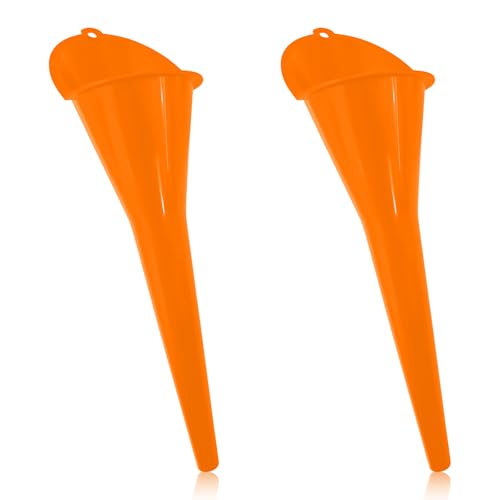 SWQS 2 PCS Long Neck Oil Funnes for Automotive Use,