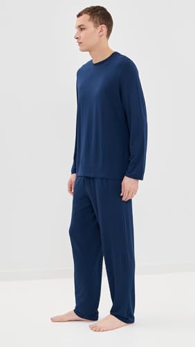 Eberjey Men's Henry Long Sleeve Pants PJ Set4