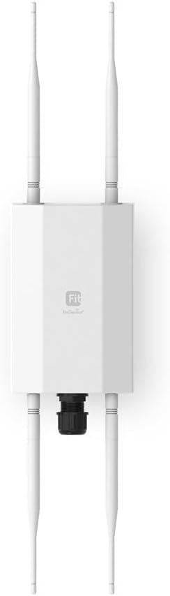 Front view of EnGenius Fit EWS850-FIT with antennas attached