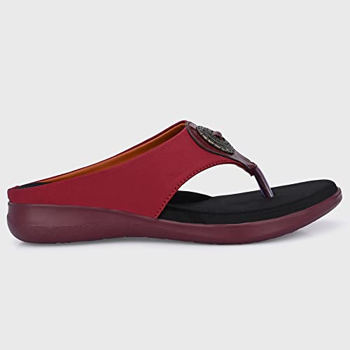 Image of Centrino Women Thong Sandals & Comfortable Ortho Care Sandal For Ladies | Fashion Wear Sandal & Chappal | Soft Cushioned for More comfort (2854)