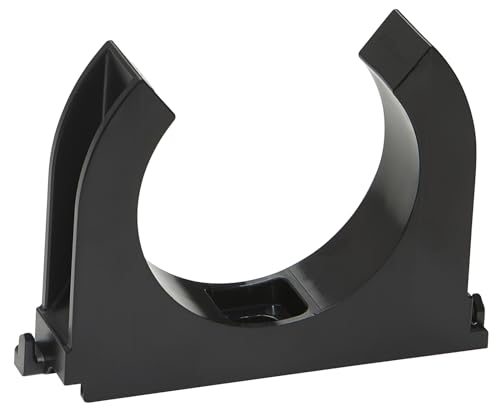 SOMA Rohrclip aus Kunststoff schwarz 50 mm 9 Stück Klemmschelle Rohrklemme UV-Beständig