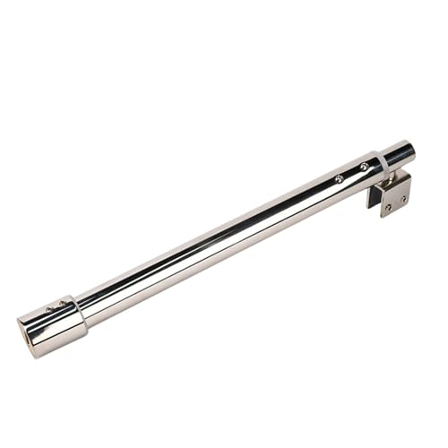 Barra di supporto per porta doccia in acciaio inox regolabile da 1.600 a 800 mm, 25 mm, compatibile con vetro da 8 a 12 mm