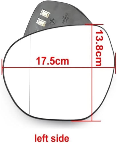 Rétroviseur pour Buick Envision 2014-2017 miroir blanc chauffant - 4