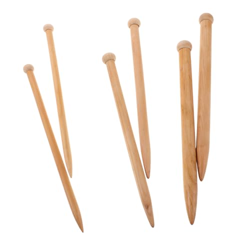 Outil tissage artisanal aiguilles à tricoter déco maison débutants lot aiguilles droites