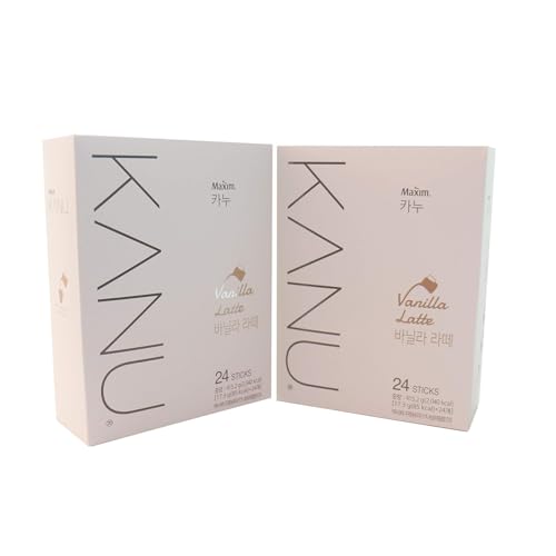 Maxim KANU Vanilla Latte 48 Sticks (Pack of 2)