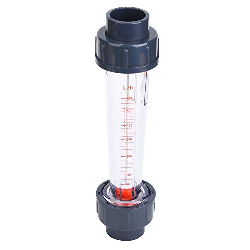 ABS Plastic Tube Type Liquid Flowmeter with High Accuracy, Transparent Panel, Scratch for Monitoring Various Liquids, 60, 600L or H LZS, 25 (D) Meter for Liquid Measurement