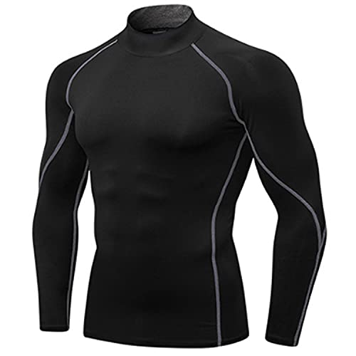 SPVISE Compression Shirts for Men Long Sleeve Athletic Compression Tops