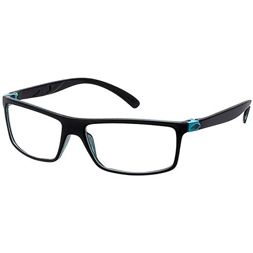 Mormaii Montura Eclipse full negro brillo con charnelas azules de alta resistencia y flexibilidad