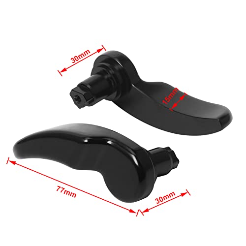 Kit de Pestillos para Alforjas Gloss Black Compatible con Harley Touring Street Glide, Road Glide, Electra Glide, Road King, Ultra Limited 2014-2024 miniatura 3
