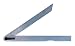 Produktbild hedue® Schmiege T860 - Schmiege groß aus Aluminium, Winkelschmiege mit Klemmhebel zum Fixieren der Schenkel, Winkel verstellbar, 600 mm