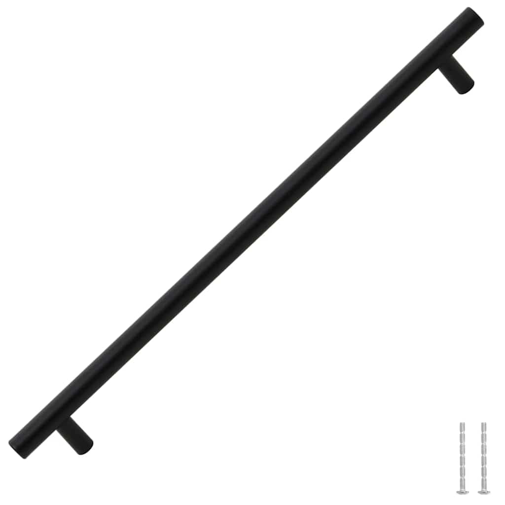 vidaXL Cabinet Handles 5 pcs Black 320 mm Stainless Steel