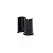 Telta Homewares Wire Shelving Shelf Lock Clips for 0.5"Inch (1/2"&12.7mm) Diameter Post Size Shelving Sleeves,Plastic,Black 12 Pairs (24)