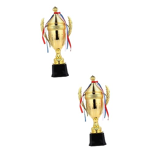 2 Unidades Troféu De Plástico Adereço De Troféu Troféus De Cerimônias Troféu De Honra Troféu Do Torn