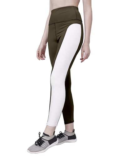 Image of Poojaran Workout Tight /Pants /Legging with Side Pocket, Stretchy Tights and a high Waist for Women and Girls' use in The Gym,Yoga,Running,Cycling