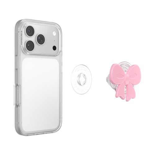PopSockets PopTop Adhesive Phone Grip with Swappable Top Pink - Bowtique Blush