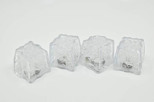 Litecubes Brand Light Up Led Ice Cubes Sheer Fabric Gift Bag Set (Blue) #TOP4