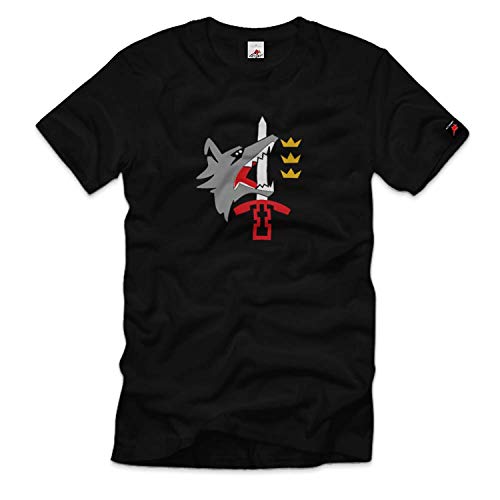 T-shirt loup Boelcke Nörvenich 32282 en maille noire respirante et résistante