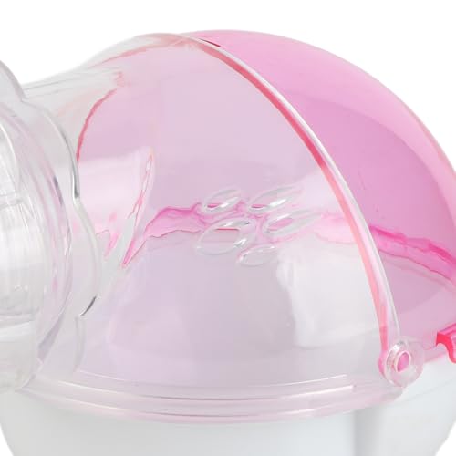 Hamster banheiro caixa de areia suprimentos para animais de estimação plástico rosa acrílico gaiola