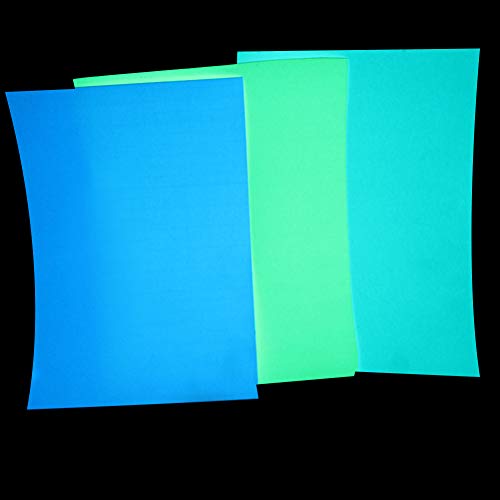 Fita luminosa AKDSteel fita luminosa de aviso de palco fita fluorescente azul 4 cm de largura e 3 me