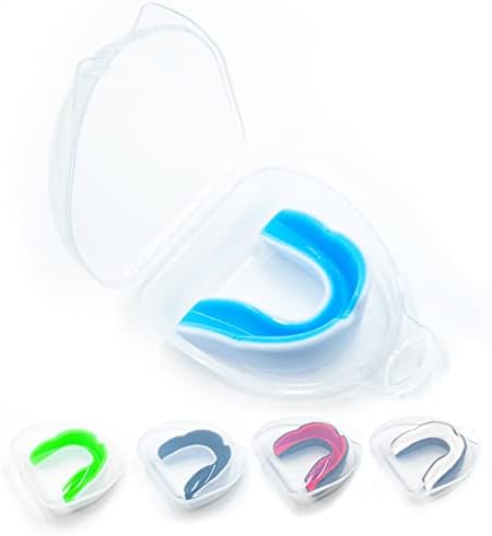 AITUSI 5 Pack Kids Youth Mouth Guard for Sports, Boys Girls Mouthguard for Football Boxing MMA Lacrosse Basketball Hockey Wrestling