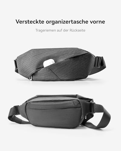 Bolso bandolera MAKR RYDEN ultraligero para viajar y hacer senderismo con total comodidad 5